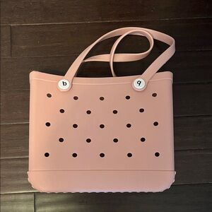 Pink bogg bag